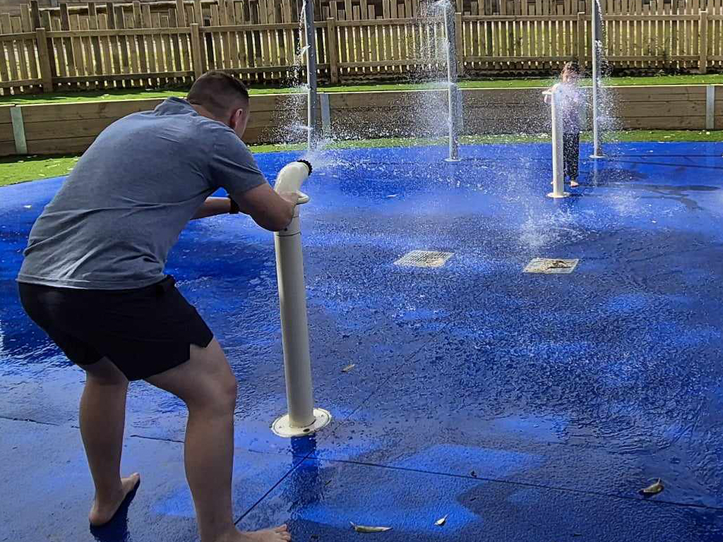 Family fun at Bimbi Park splash park