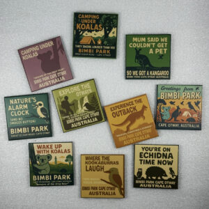 Premium Bimbi Park metal magnets